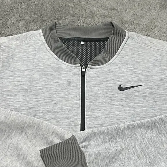 Nike Jacket Womens L Gray Golf Long Sleeve Full Zip Bomber - Picture 4 of 14